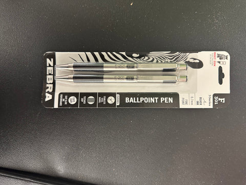 Zebra Ball Point Pen 2 count
