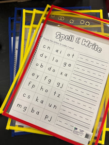 Dry Erase Pocket
