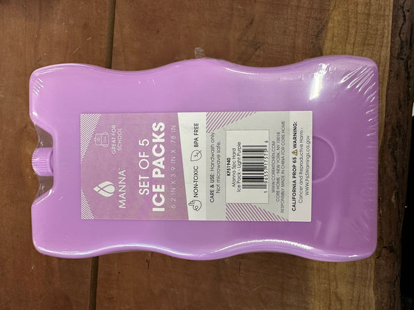 Ice Pack Set of 5