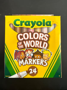 Crayola Colors Of The World Markers 24 Count