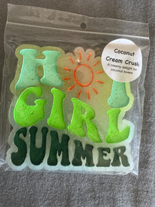 Hot Girl Summer Car Freshie - Coconut Cream