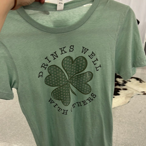 Drinks well with others Tee