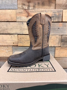 Smoky Mountain Kids Ranger Brown Distress Boot