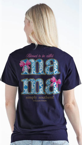 Simply Southern Navy Mama Tee