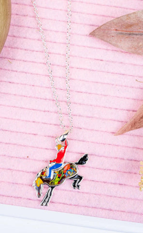 MOUNTAIN VIEW MOSAIC COWBOY NECKLACE