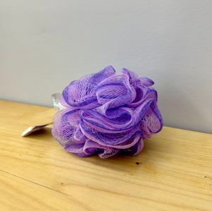 Sweet & Shimmer Purple Loofa