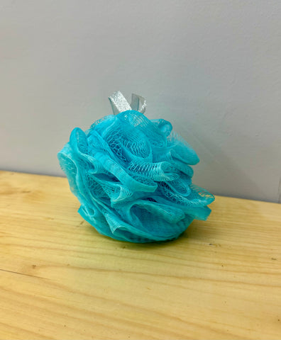 Sweet & Shimmer Blue Loofa