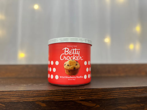 GooseCreek Betty Crocker Wild Blueberry Muffin Large 3-Wick Candle 14.5oz