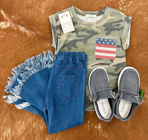 Camo American Pocket Tee