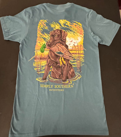Simply Southern Men’s dog w/ duck tee