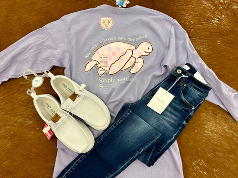 Simply Southern Track Happy Trail Tee