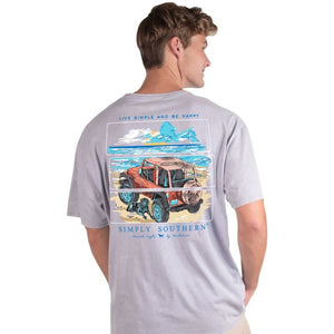 Simply Southern Mens Block Beach Tee