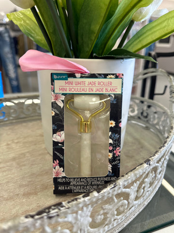 Mini White Jade Roller