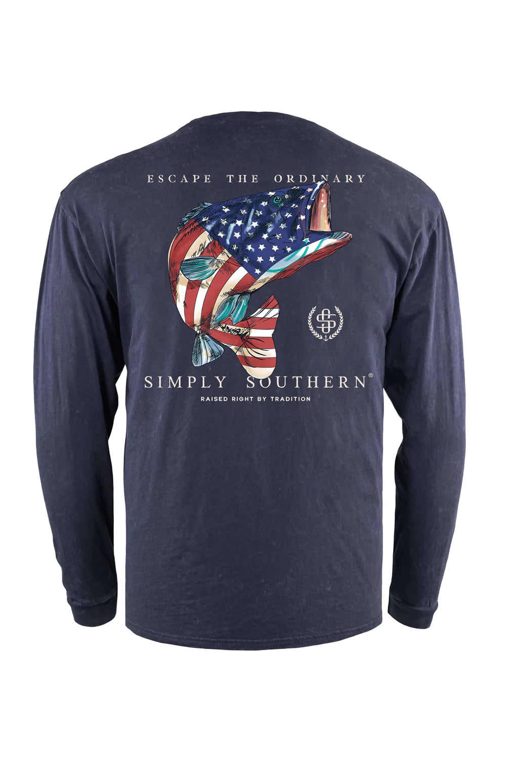 Youth Simply Southern USA Fish Tee