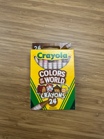 Crayola Colors of the World Crayons 24 ct.