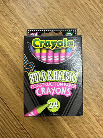 Crayola Bold & Bright Crayons 24 ct.