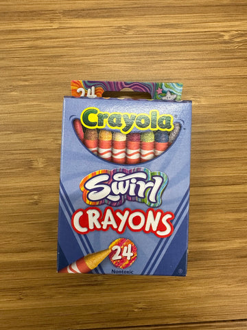 Crayola Swirl Crayons 24 ct.