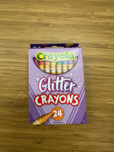 Crayola Glitter Crayons 24 ct.