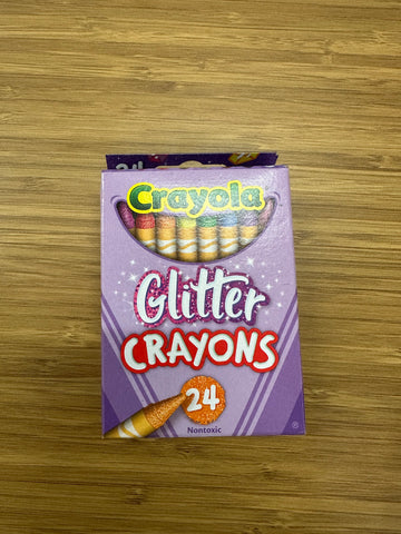 Crayola Glitter Crayons 24 ct.
