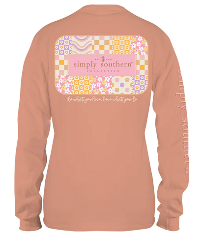 Simply Southern LS Groovy Logo Tee