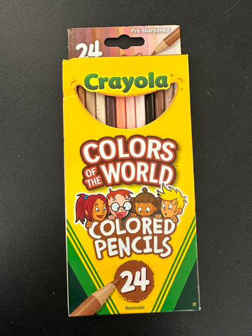 Crayola Colored Pencils Colors of the World 24 count