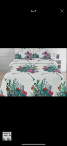 Cactus 3pc Bedspread Set