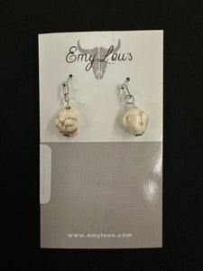 Ridgeland Concho Howlite Earrings