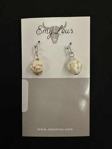 Ridgeland Concho Howlite Earrings