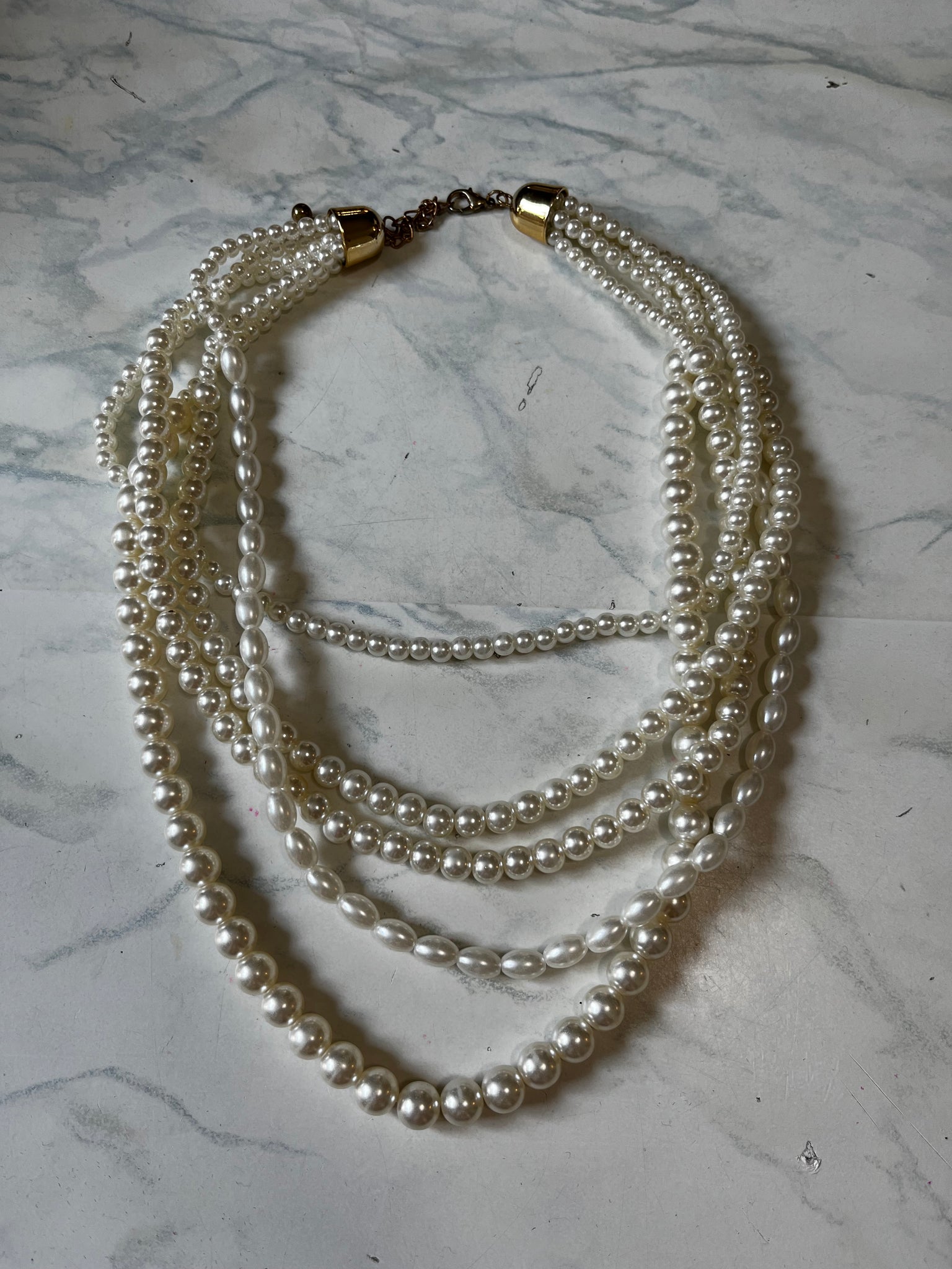 Layered Pearl Necklace