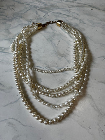 Layered Pearl Necklace
