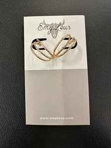 Simply Southern Gold Triple Layer Hoop