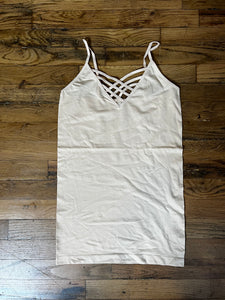 Strappy Tan Tank
