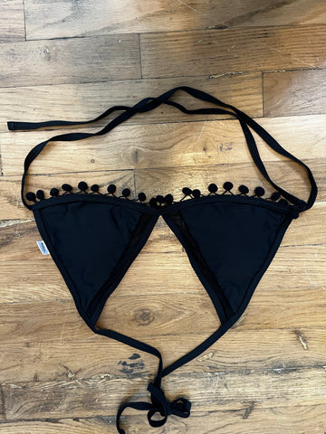 Triangle Pom-Pom Bikini Top