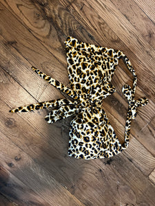 Cheetah Print Bikini Top