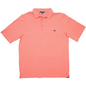 Simply Southern Mens Knit Polo - Melon