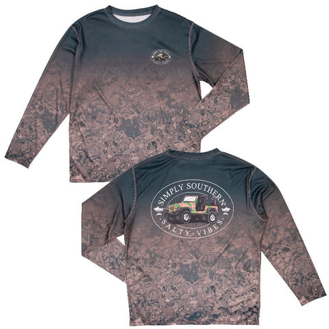 Simply Southern Mens Rashguard - Salty