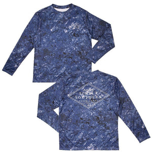 Simply Southern Mens Rashguard - Waves