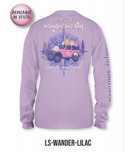 Youth Simply Southern LS Wander Tee