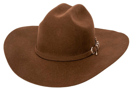 Cattleman Cowboy Felt Hat- Brown