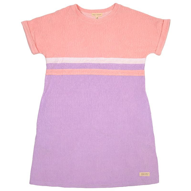 Simply Southern Terry T-Shirt Dress- Blush