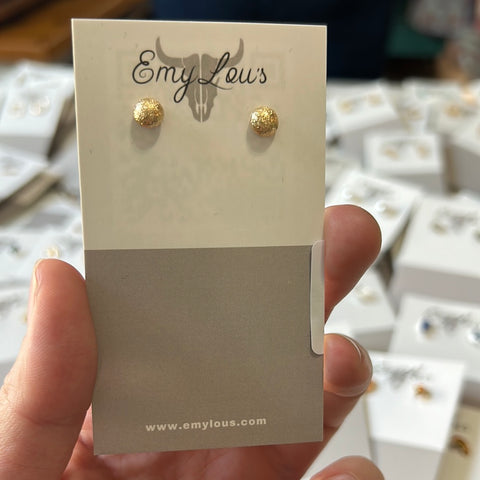 Simply Southern Gold Texture Stud