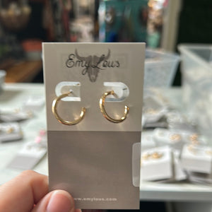 Simply Southern Plain Gold Hoop