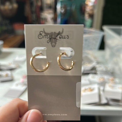 Simply Southern Plain Gold Hoop