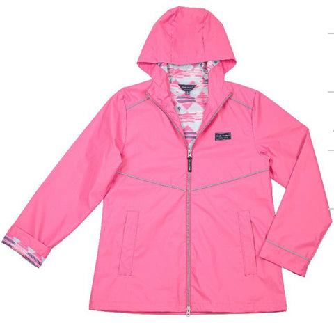 Simply Southern Rain Jacket- Berry