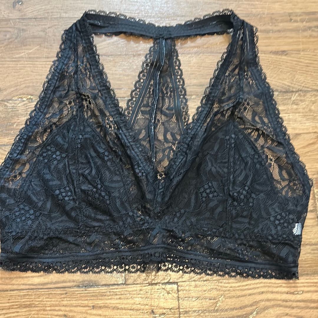 Black Lace Razorback Bralette