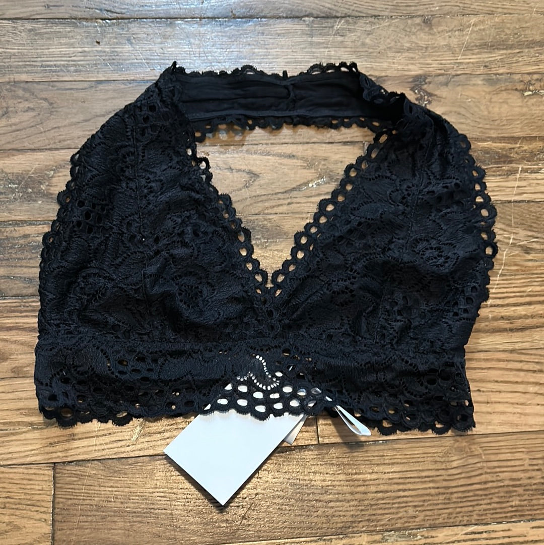 Black Halter Bralette