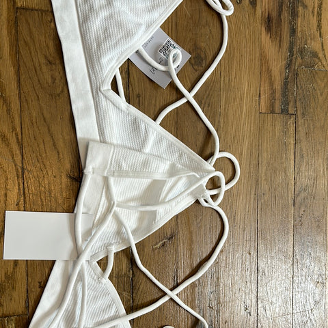 White Strappy Bralette