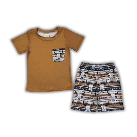 Boys Bull Skull Outfit
