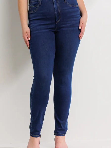 Sneakpeak High Rise Plus Ankle Skinny Jean