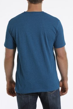 Men's Cinch Heather Teal Tee